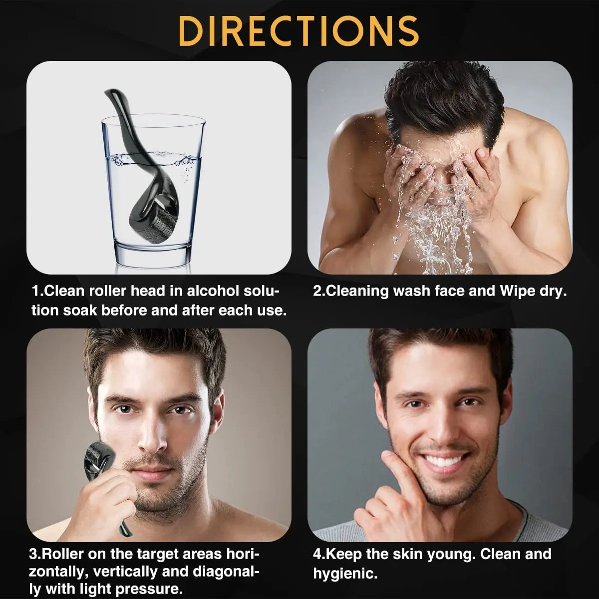 Presisjonsskjeggvekstrull